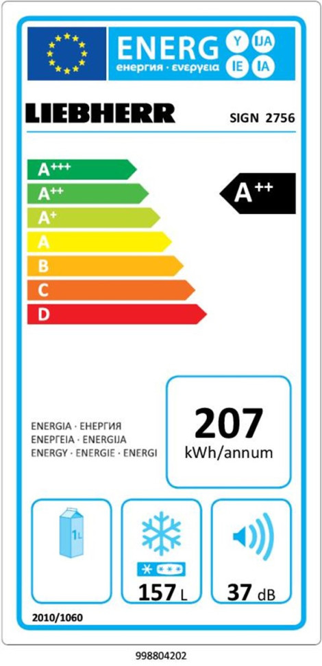 Морозильник Liebherr SIGN 2756