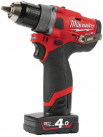 Дрель-шуруповерт Milwaukee M12 FDD-602X 4933459820 (с 2-мя АКБ, кейс)