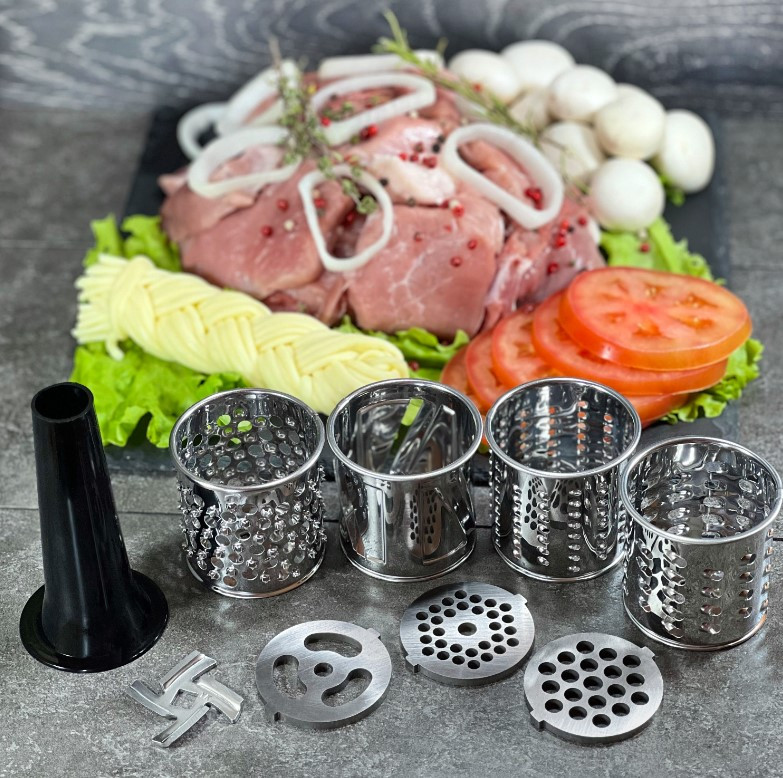 Мясорубка Holt HT-MG-007 (серебристый)