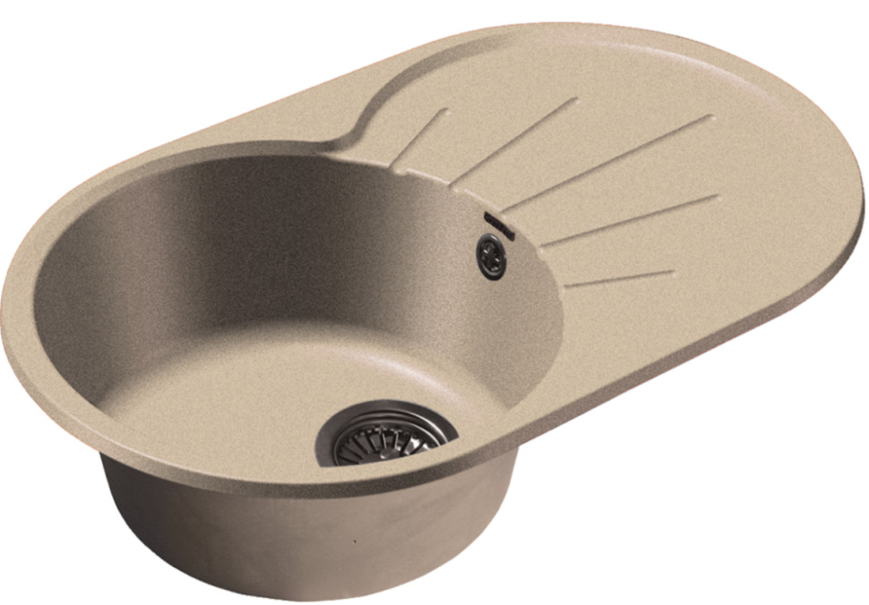 Кухонная мойка GranFest GF-R750L (бежевый)
