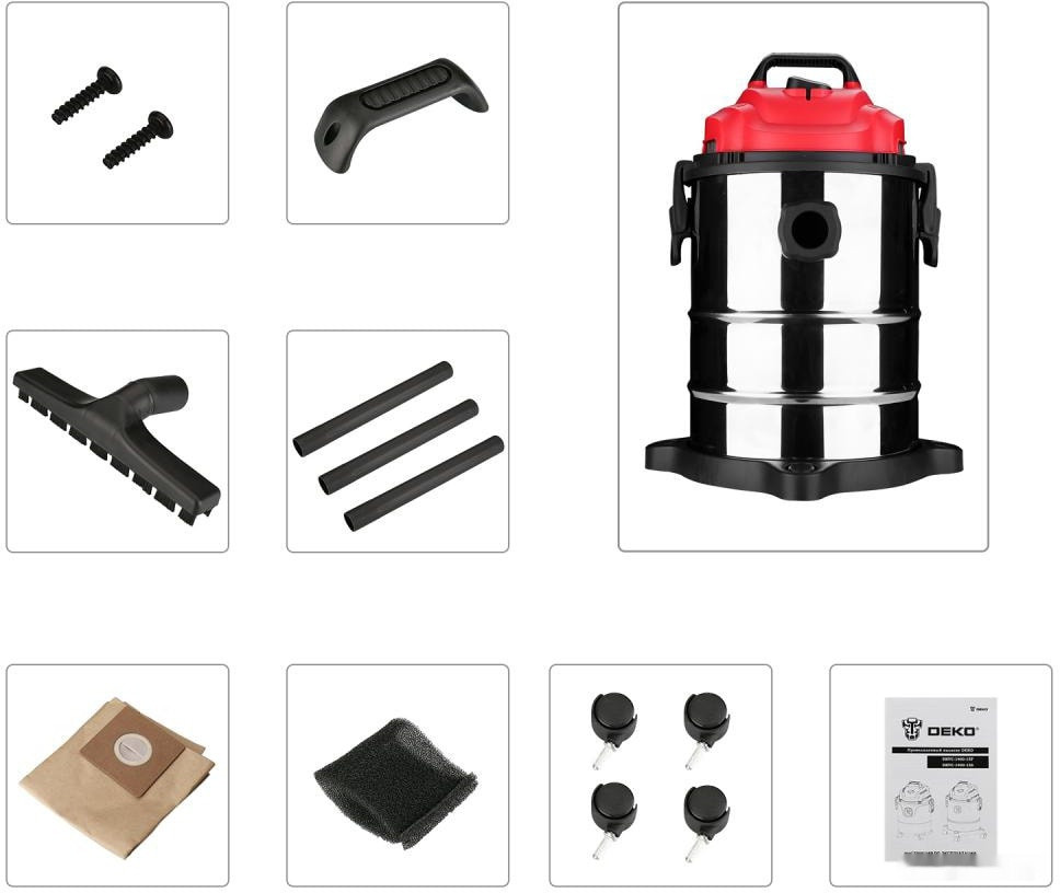 Пылесос Deko DKVC-1400-15S