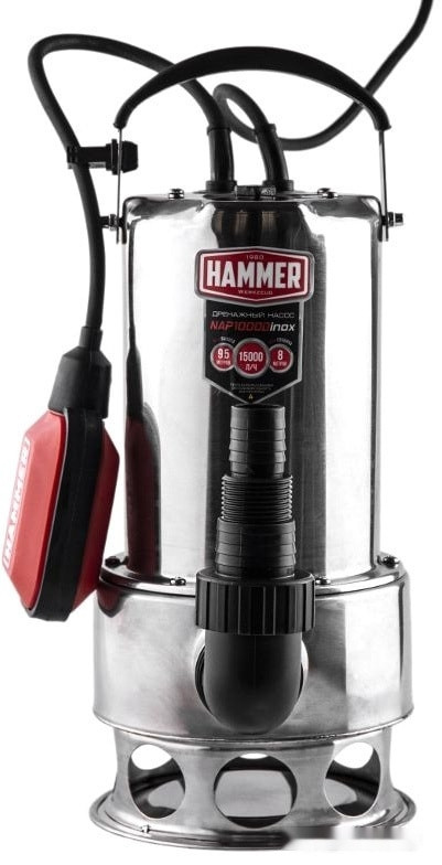 Дренажный насос Hammer NAP1000DInox
