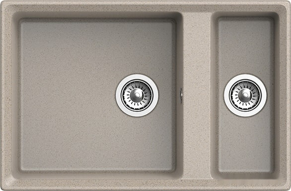 Кухонная мойка GranFest GF-LV-760K (песочный)
