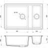 Кухонная мойка GranFest GF-LV-760K (песочный)