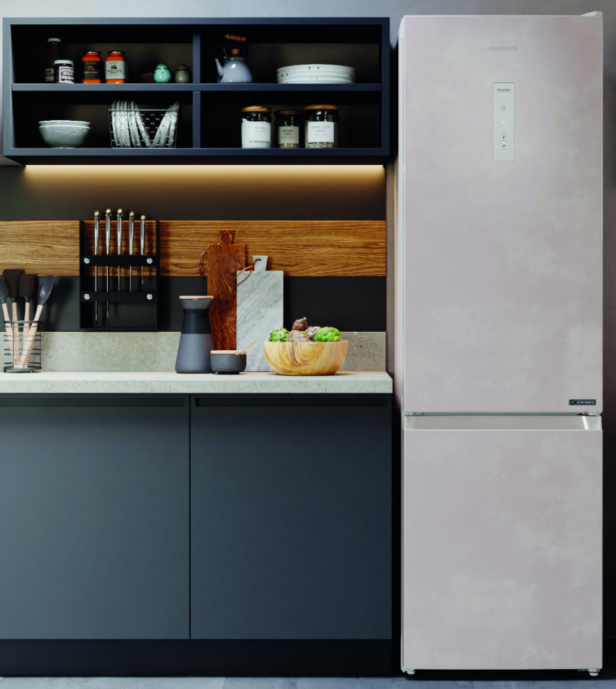 Холодильник с морозильником Hotpoint-Ariston HTNB 5201I M