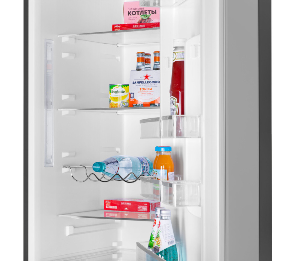 Холодильник с морозильником Maunfeld MFF185NFB