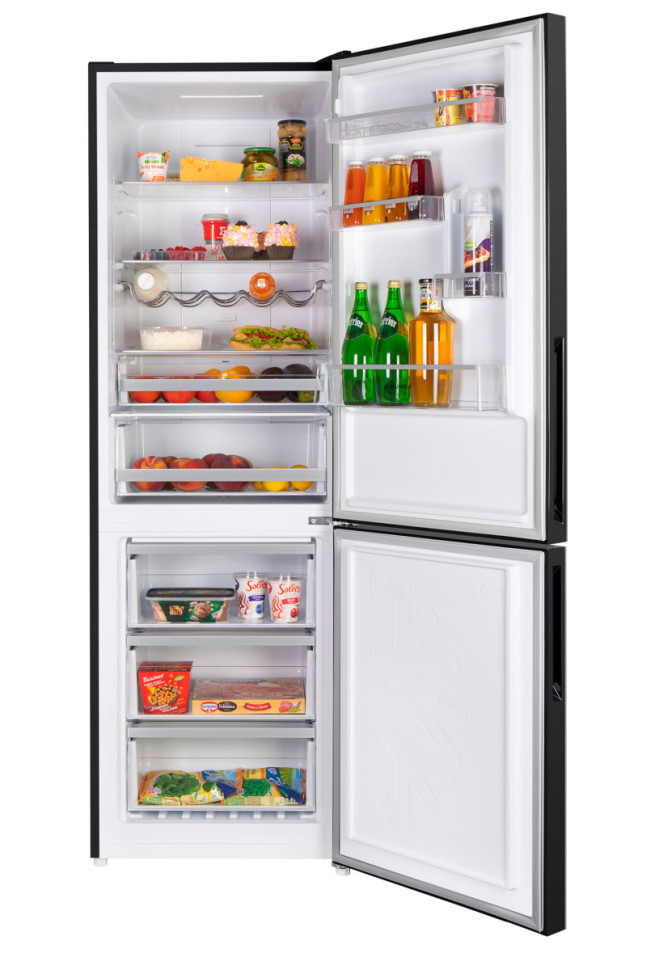 Холодильник с морозильником Maunfeld MFF185NFB