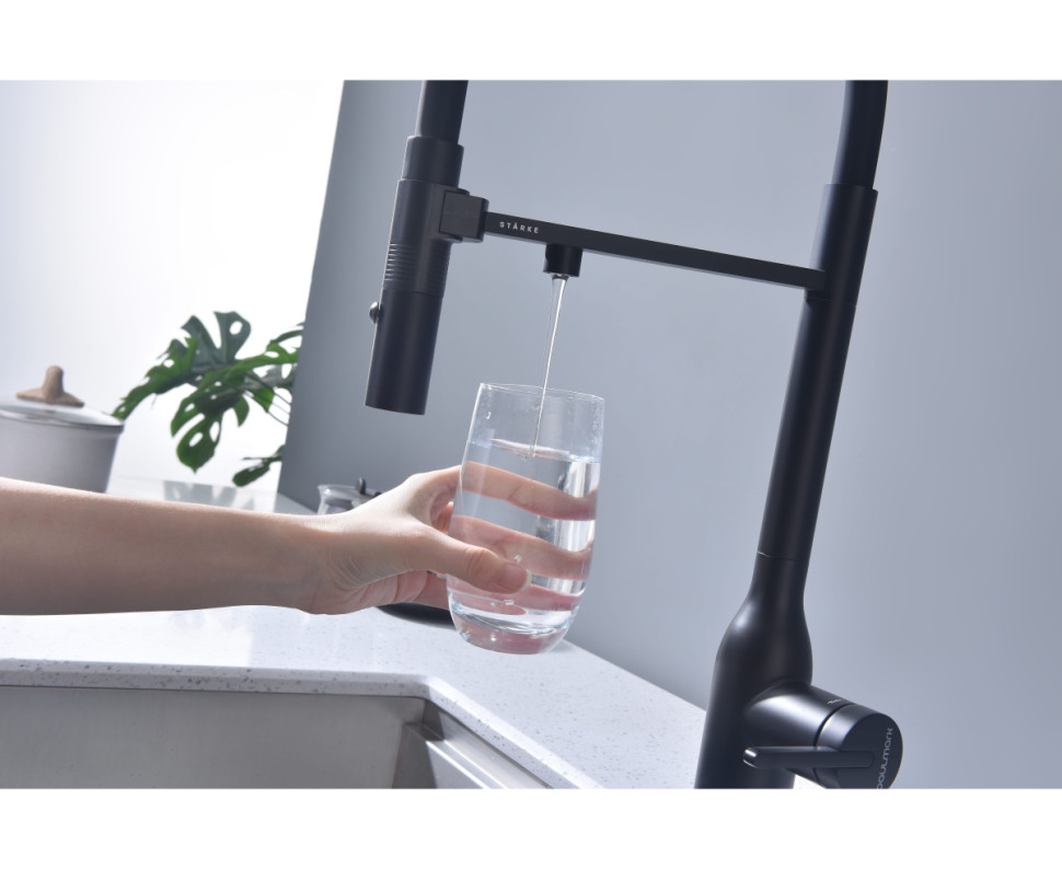 Смеситель Paulmark Magneto One Ma213188-AN (черный/антрацит)