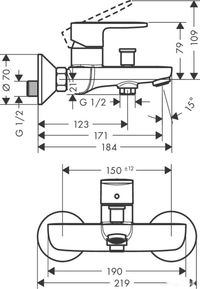 Смеситель Hansgrohe Vernis 71440000