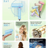 Фен Dreame Hair Dryer Pocket Cake Blue AHD51 (голубой)