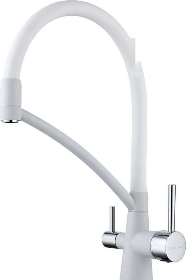 Смеситель Paulmark Siegen Si213111-WH (матовый белый)