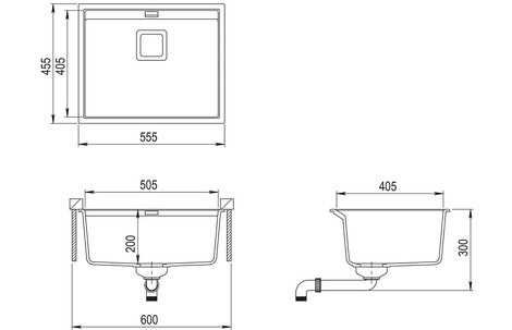 Кухонная мойка AquaSanita Delicia SQD 100 112 AW ora