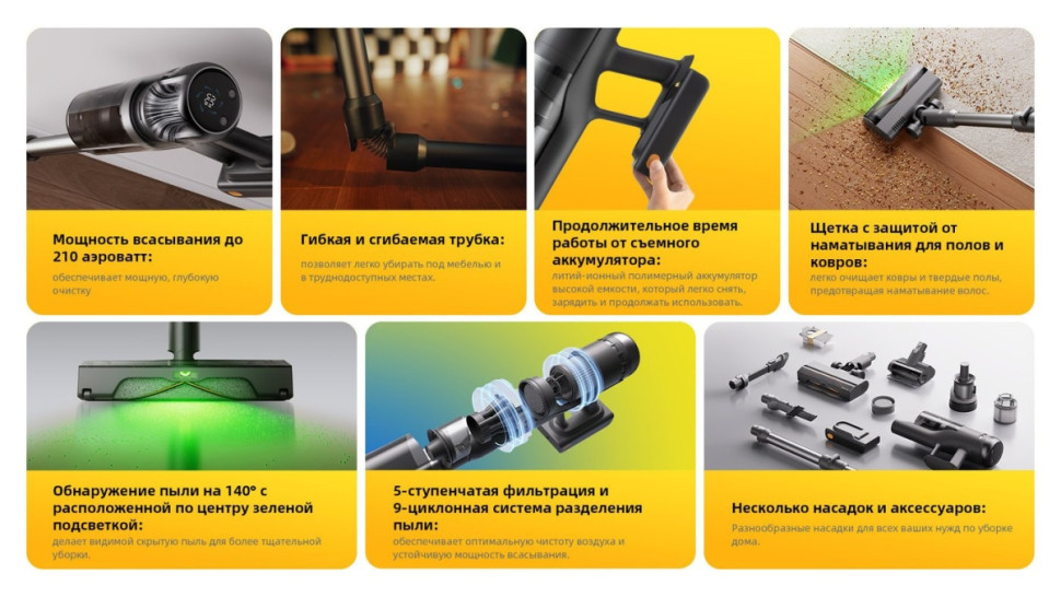 Пылесос Roborock H60 Ultra (с евровилкой)