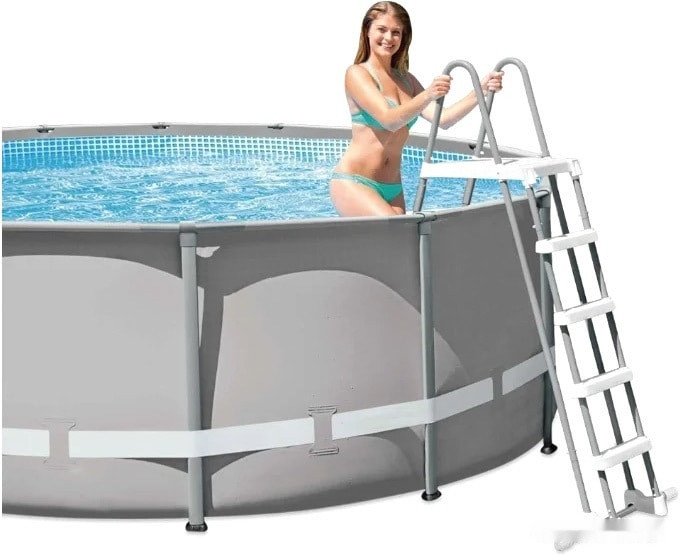 Лестница INTEX (высота до 132 см.) 28077