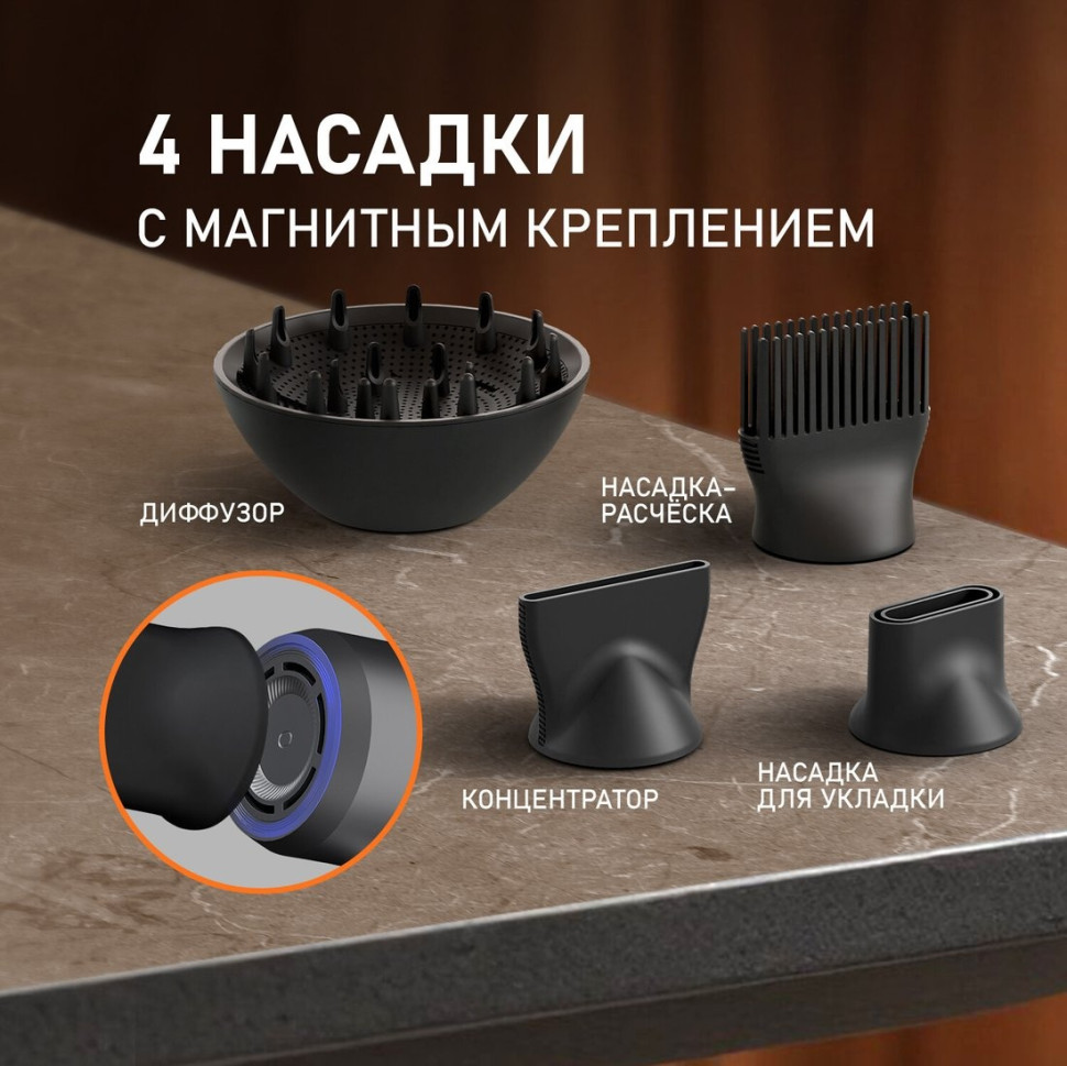 Фен Weissgauff WHD 160 BLDC Infrared Plasma Care