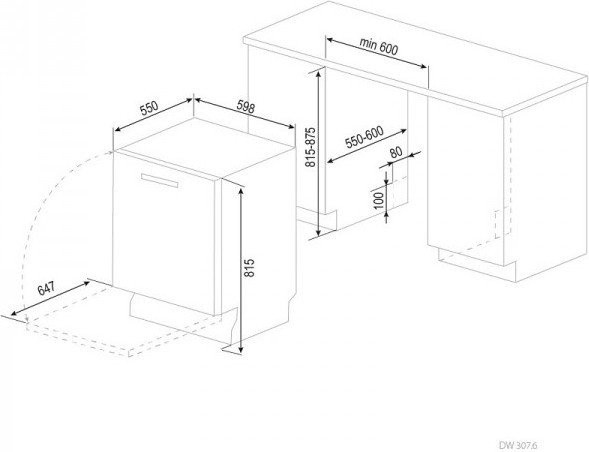 Посудомоечная машина Zigmund & Shtain DW 307.6