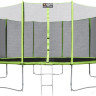 Батут Alpin 4.35 м с защитной сеткой и лестницей