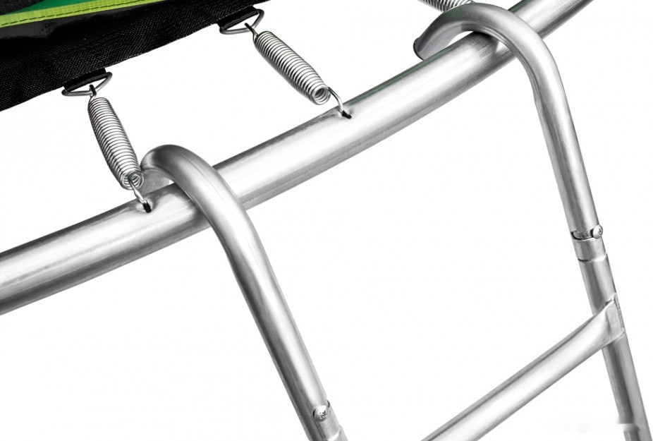 Батут Alpin 4.35 м с защитной сеткой и лестницей