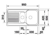 Кухонная мойка Blanco Tipo 6S матовый