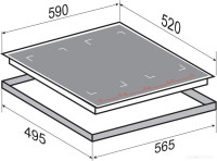 Варочная панель Zigmund &amp; Shtain CI 29.6 B