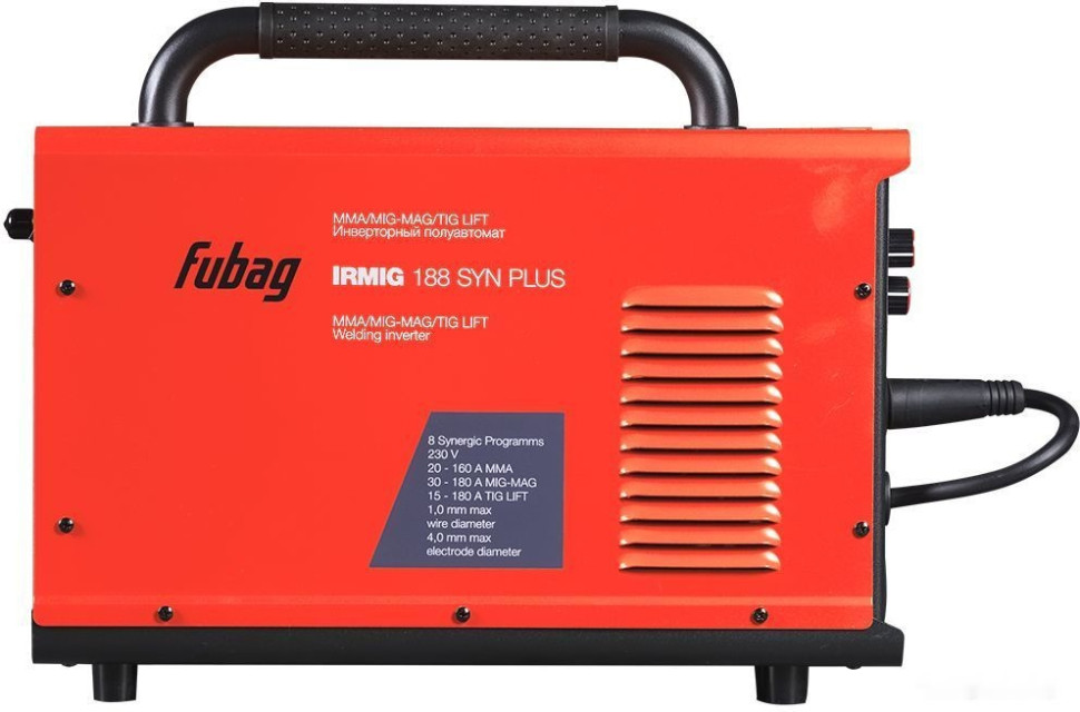 Сварочный инвертор FUBAG IRMIG 188 SYN PLUS 41380.1