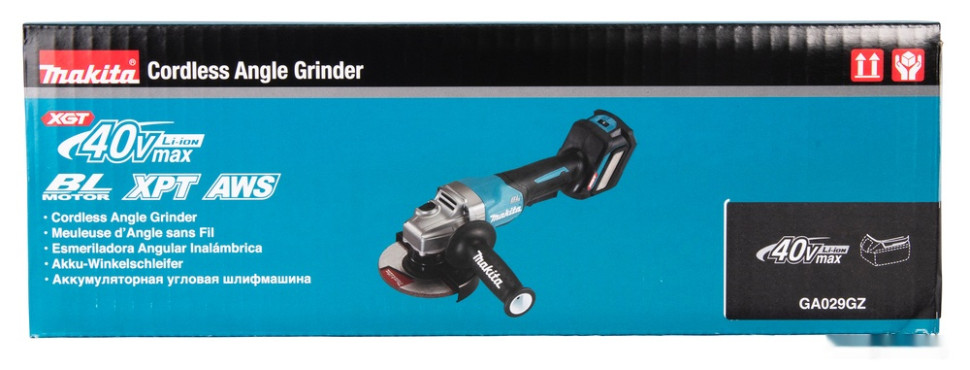 Угловая шлифмашина Makita GA029GM101 (с 1-им АКБ)