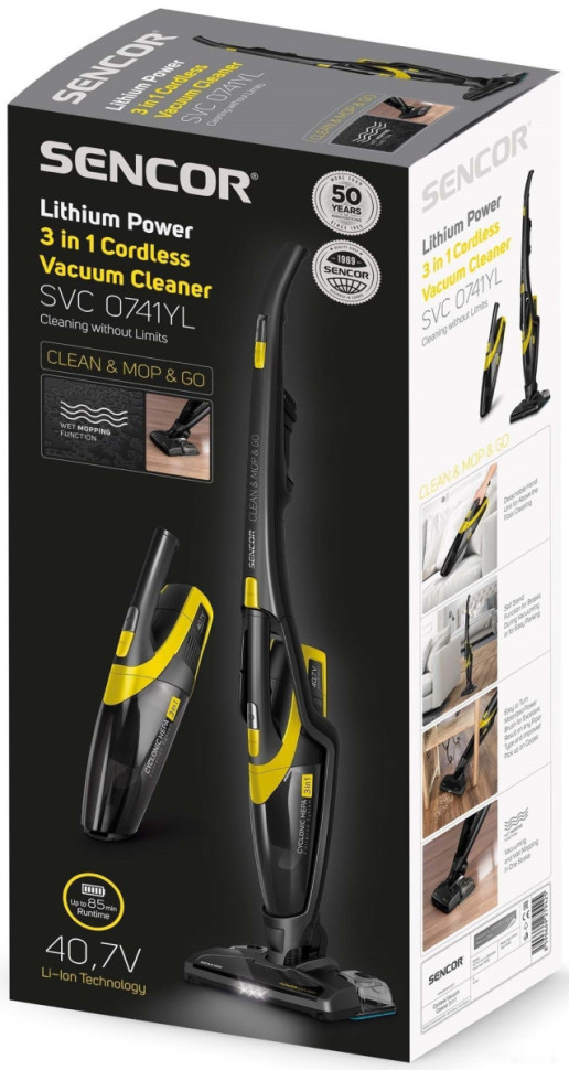 Пылесос Sencor SVC 0741YL