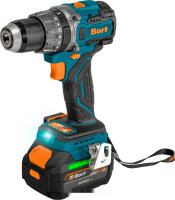 Ударная дрель-шуруповерт BORT BAB-21U 93414837 (с 2-мя АКБ, кейс)