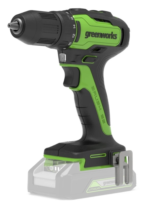 Дрель-шуруповерт Greenworks GD24DD35 3704007 (без АКБ)