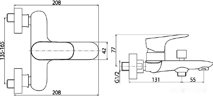 Смеситель Damixa Redblu Palace Grand 461000000