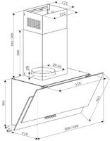 Вытяжка Oasis NC-60W (A)
