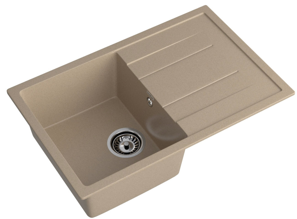 Кухонная мойка GranFest Quadro GF-Q780L (песочный)