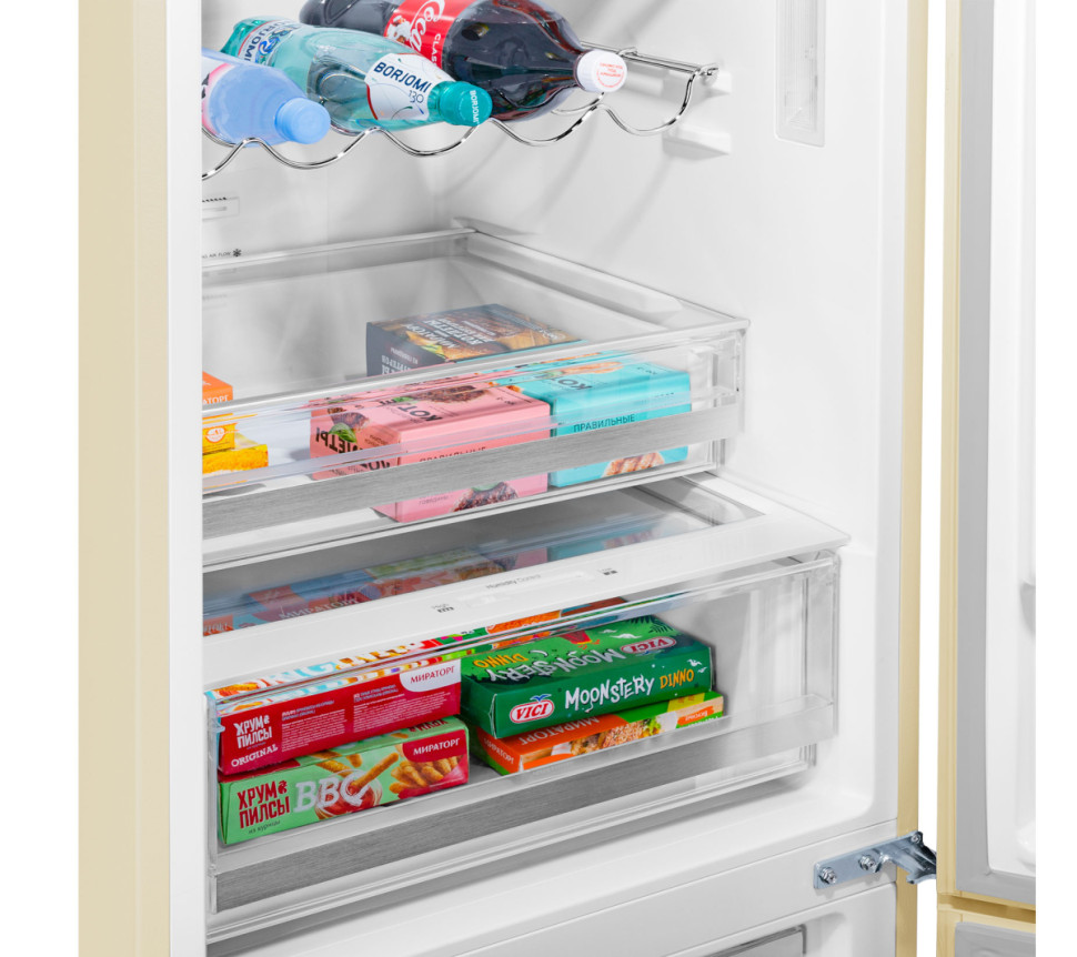 Холодильник с морозильником Maunfeld MFF185NFBG