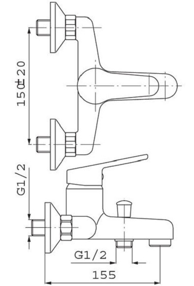 Смеситель Ferro Smile BSM11