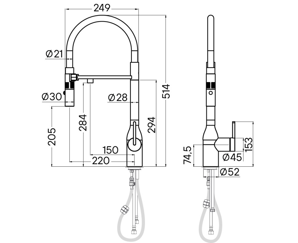 Смеситель Paulmark Magneto One Ma213188-BG (золото/брашированное золото)