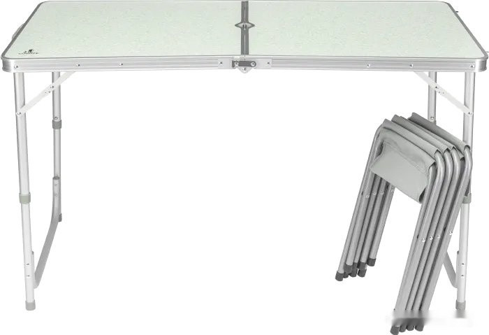 Стол со стульями Coyote HKTB-1002 (серый)