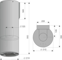 Вытяжка Konigin Beauty 31 (медный)