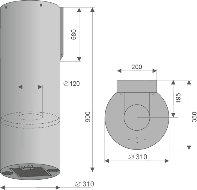 Вытяжка Konigin Beauty 31 (медный)