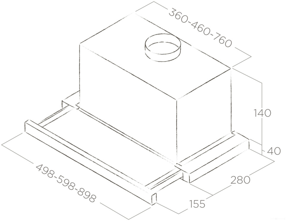 Вытяжка Elica Elite 14 Lux GRVT/A/90 PRF0098879B