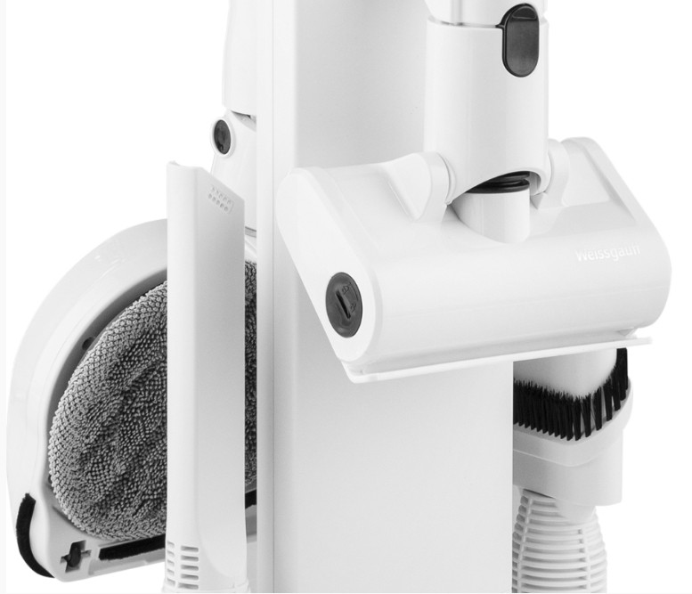 Вертикальный пылесос с влажной уборкой Weissgauff V20 BLDC Wash&Dry Dust Station