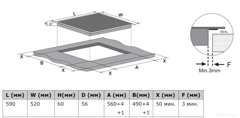Варочная панель Weissgauff HI 640 BSCM Premium