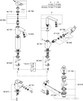 Смеситель Grohe Eurocube 23138000