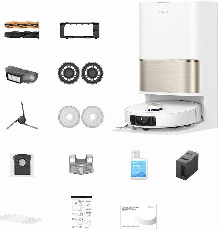 Робот-пылесос Dreame Robot Vacuum L50s Pro Ultra White RLL88HE (евровилка, белый)