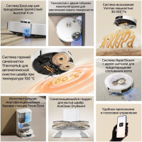 Робот-пылесос Dreame Robot Vacuum L50s Pro Ultra White RLL88HE (евровилка, белый)