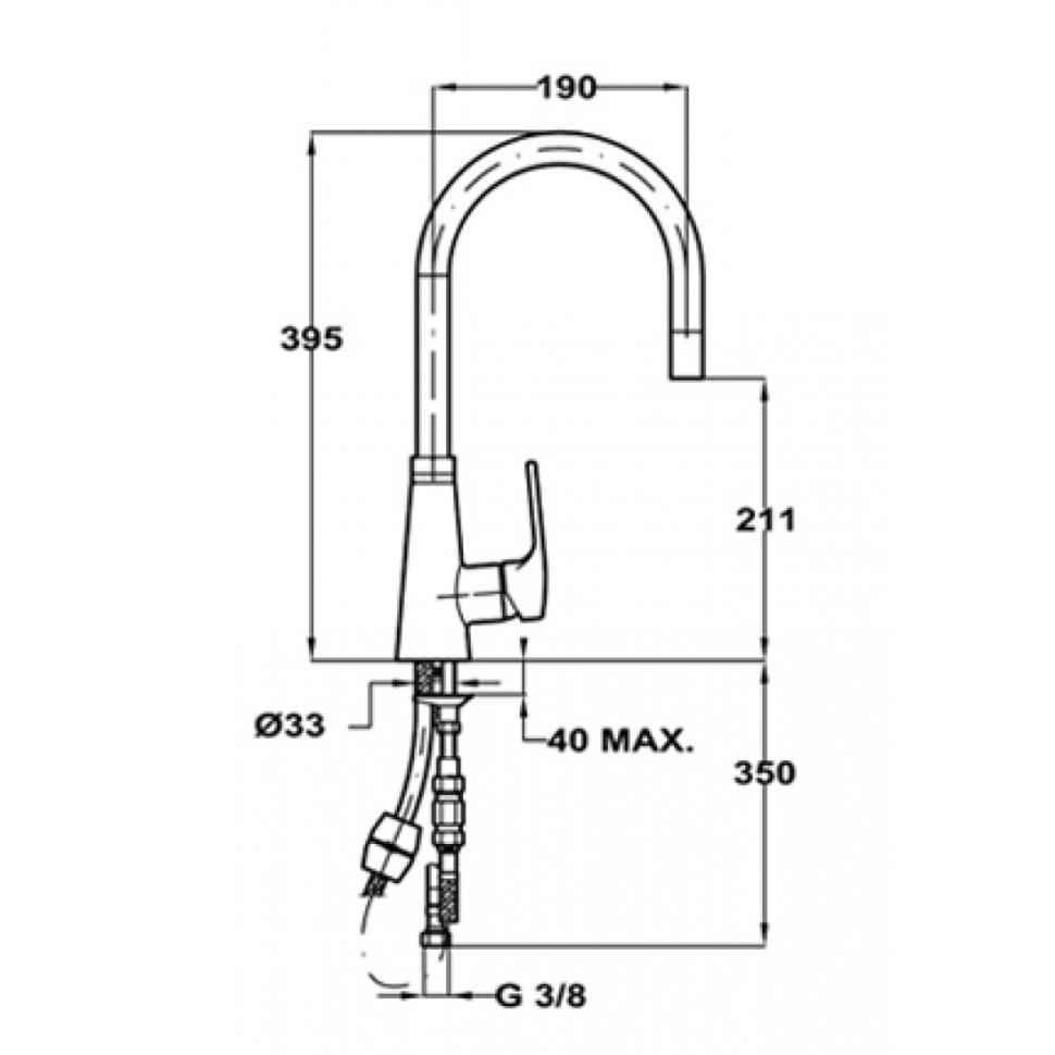 Смеситель Teka VTK 938