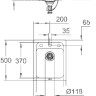 Кухонная мойка Grohe K700 50-C 40/50 1.0 31650AP0 (черный гранит)