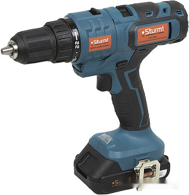 Дрель-шуруповерт Sturm CMT1801 Set (с 2-мя АКБ, кейс)