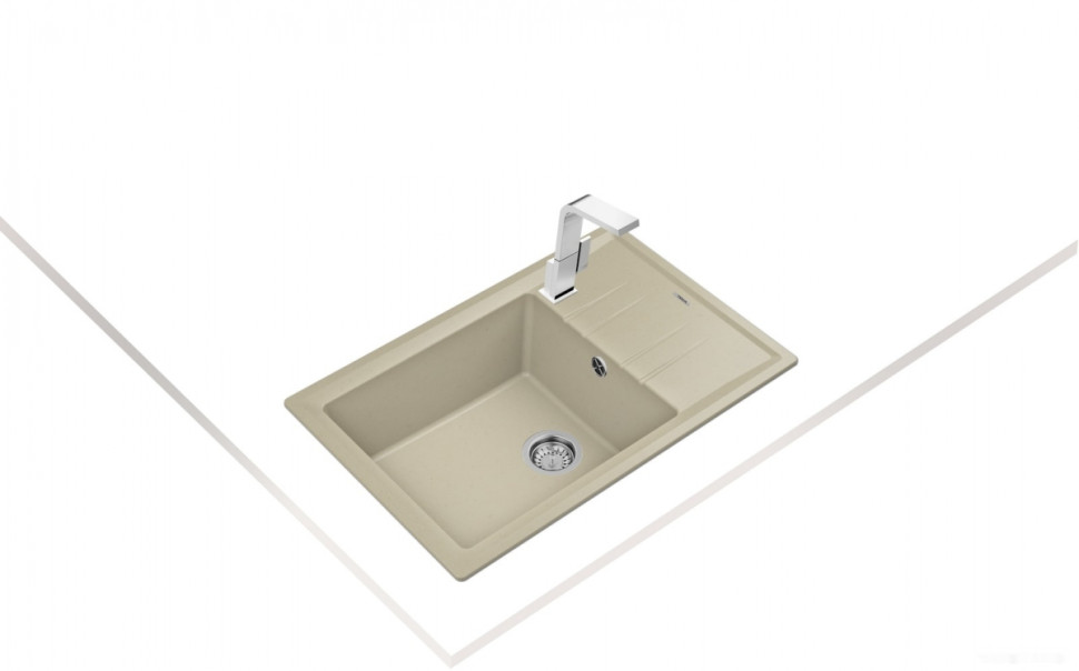 Кухонная мойка Teka Stone 60 S-TG 1B 1D (топаз бежевый)