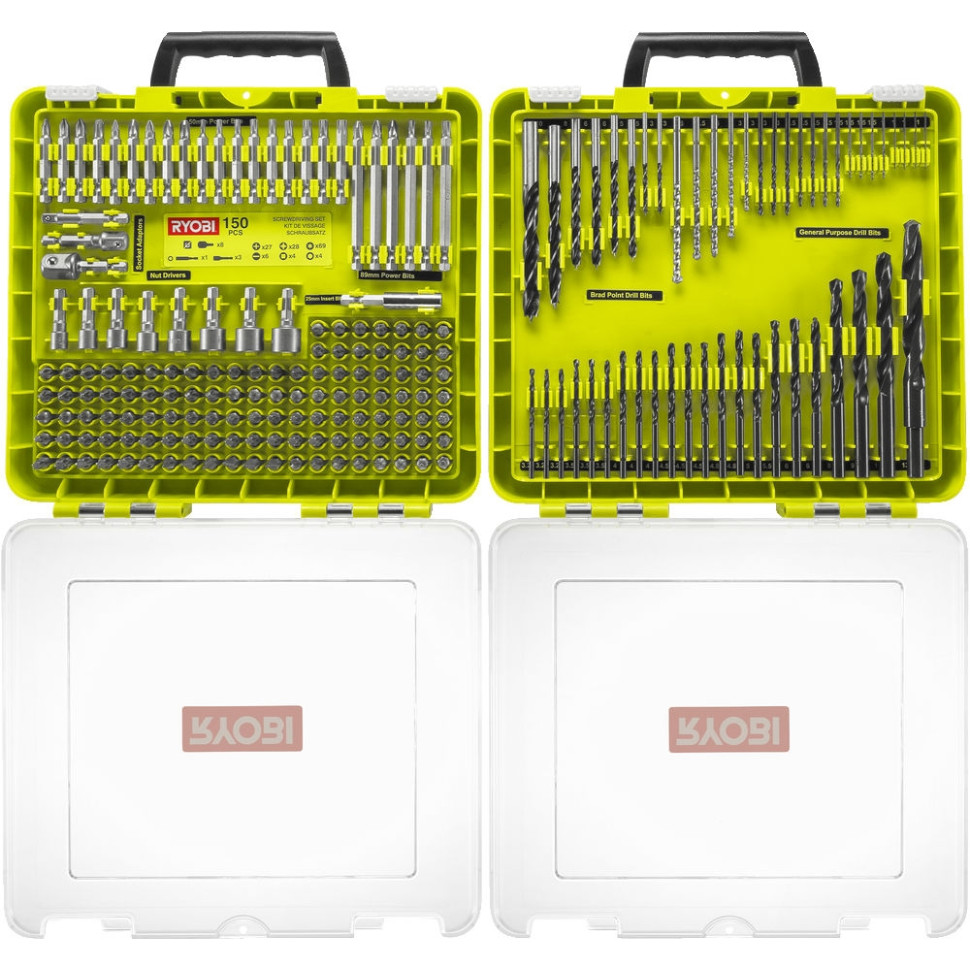 Набор оснастки Ryobi RAKDD200 (200 предметов)