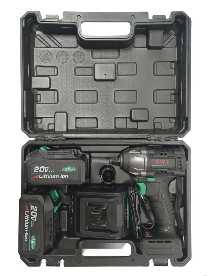 Гайковерт DWT ABWP-20 DN-4C2 BMC (с 2-мя АКБ, кейс)